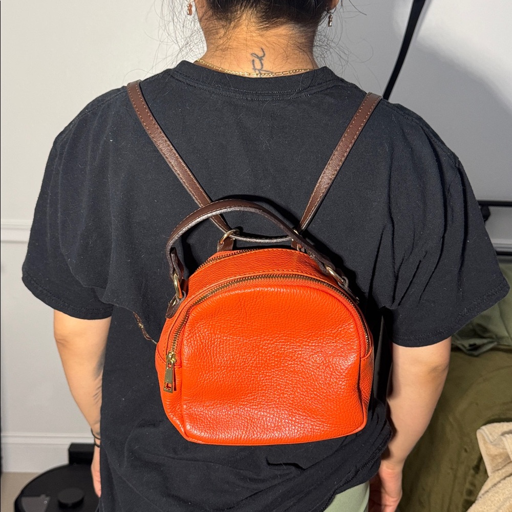 Red Leather Women's Bag